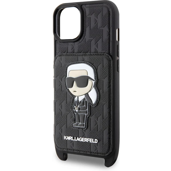 Karl Lagerfeld Saffiano Monogram Crossbody Ikonik Nft Kryt Pro Iphone