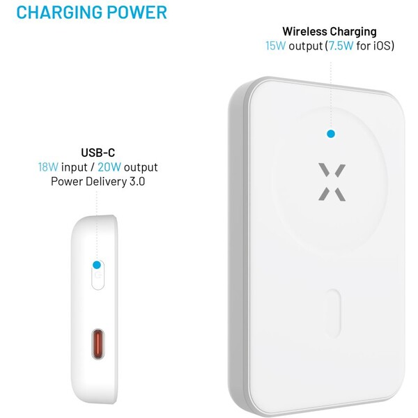 FIXED-MagZen-powerbanka-s-bezdratovym-nabijenim-a-Magsafe-6000-mAh-bila