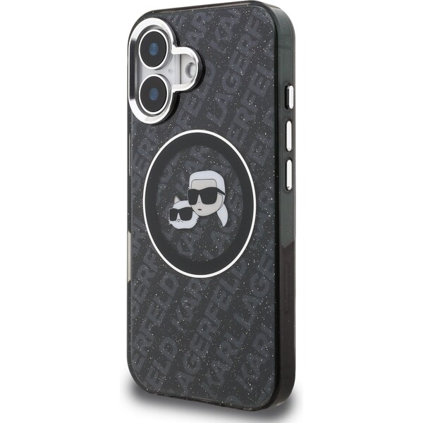 Karl-Lagerfeld-IML-K-CH-Heads-Repeated-Logo-MagSafe-kryt-iPhone-16-cerny