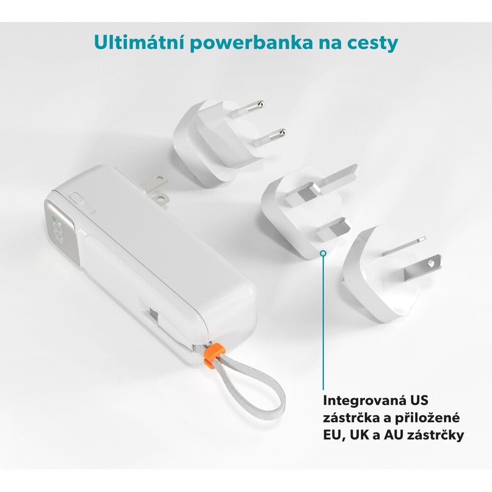 Epico-UltraPack-2v1-5000mAh-cestovni-powerbanka-a-sitovy-adapter-bila