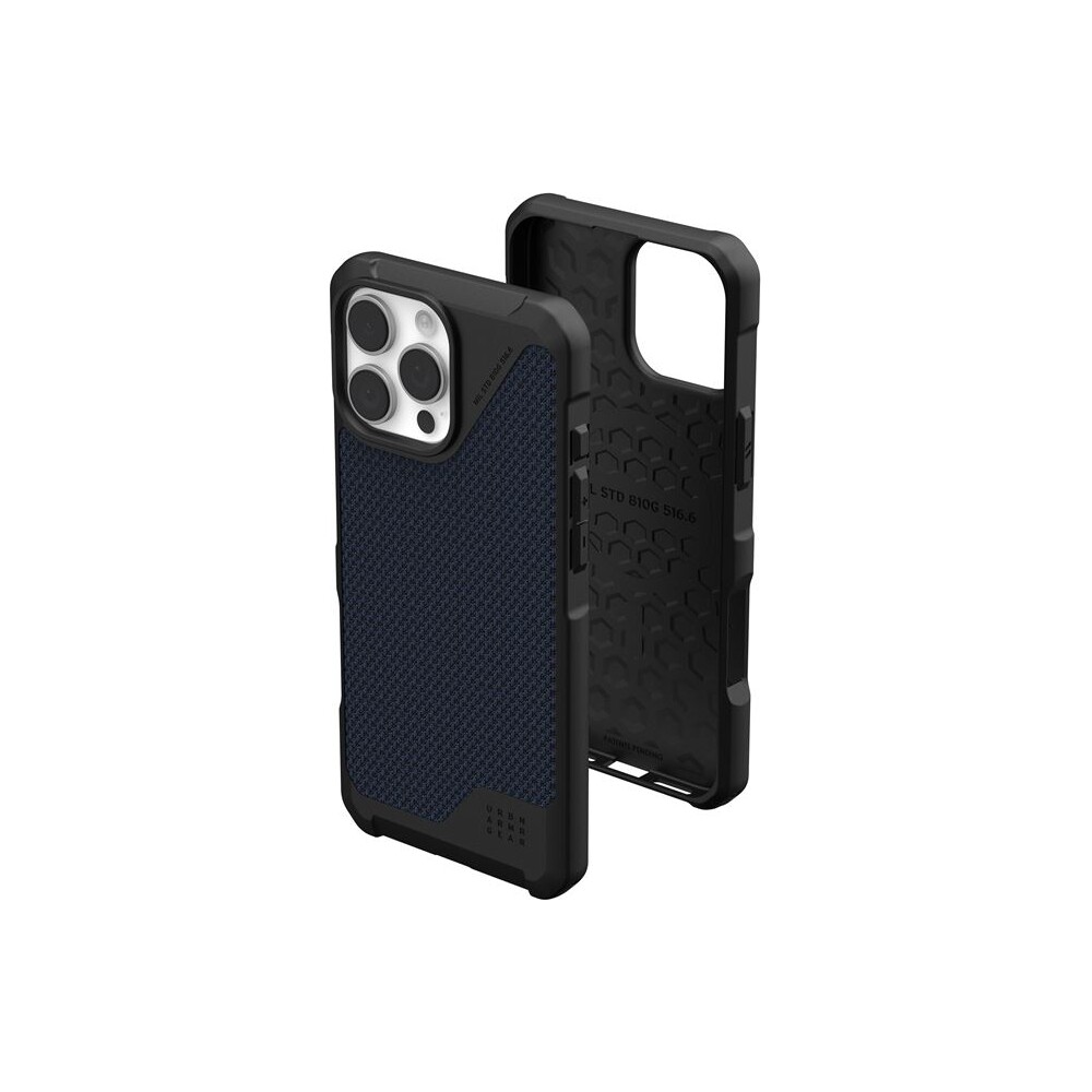UAG-Metropolis-LT-Magsafe-Kevlar-kryt-iPhone-16-Pro-Max-tmave-modry
