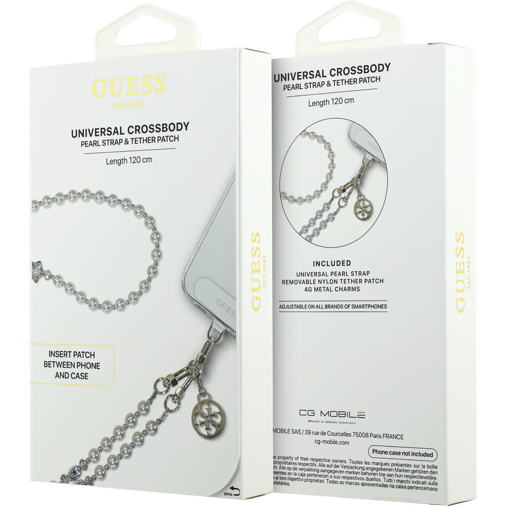 Guess-Crossbody-popruh-Pearl-and-4G-Charm-bily