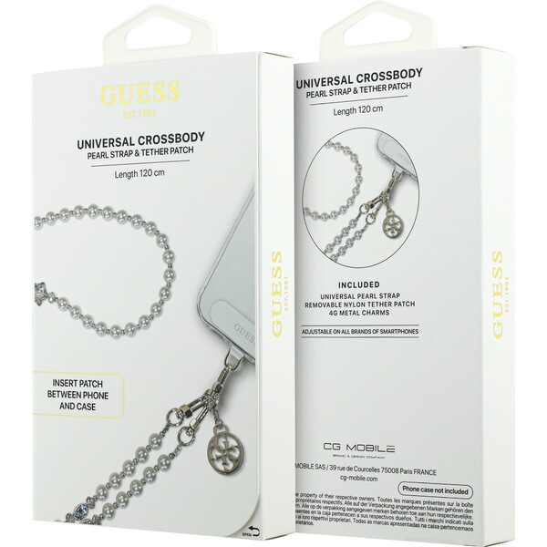 Guess-Crossbody-popruh-Pearl-and-4G-Charm-bily
