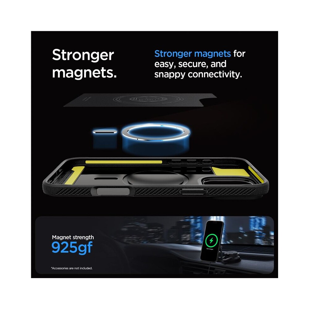 Spigen-Rugged-Armor-MagSafe-kryt-iPhone-16-Pro-Max-gray