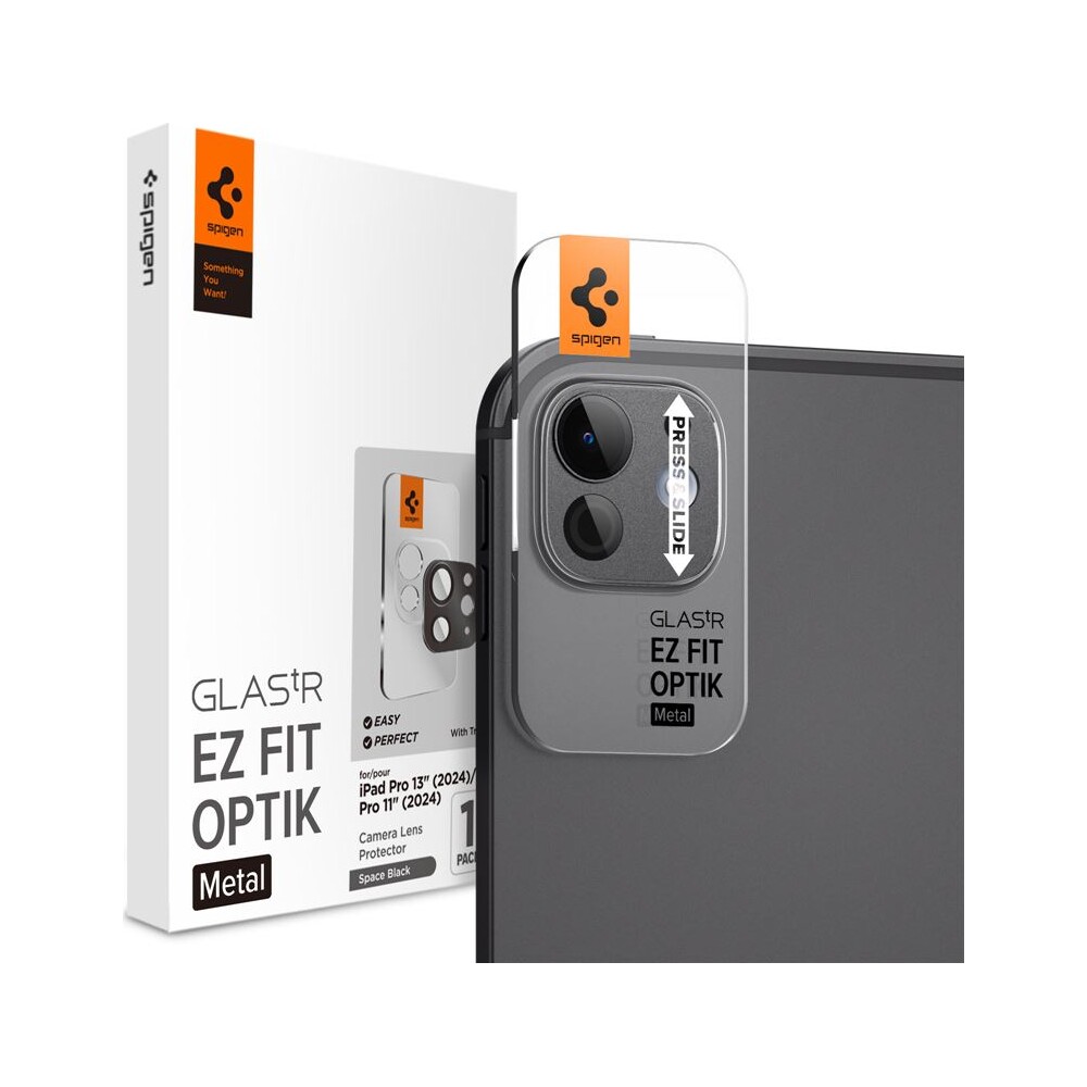 Spigen-Glass-tR-EZ-Fit-Optik-Metal-sklo-na-fotoaparat-iPad-Pro-13-2025-iPad-Pro-11-2025-cerne