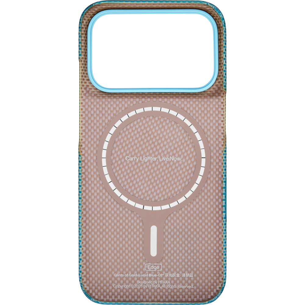 Pitaka-Edge-Case-MagSafe-kryt-iPhone-18-Pro-Lucid-Blue