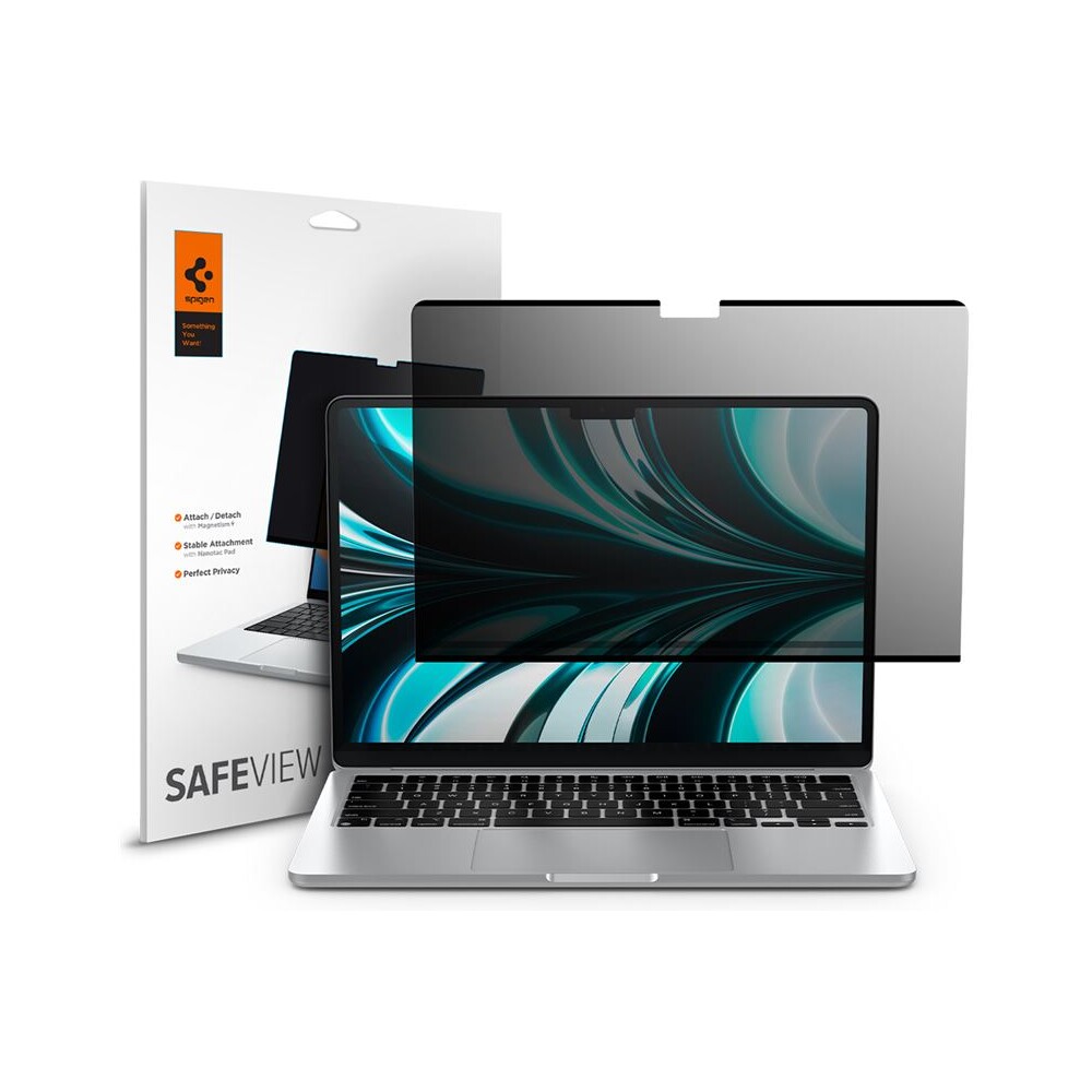 Spigen-SafeView-1-Pack-ochranna-folie-MacBook-Air-13-M5-M4-M3-M2