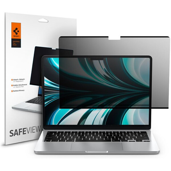 Spigen-SafeView-1-Pack-ochranna-folie-MacBook-Air-13-M5-M4-M3-M2
