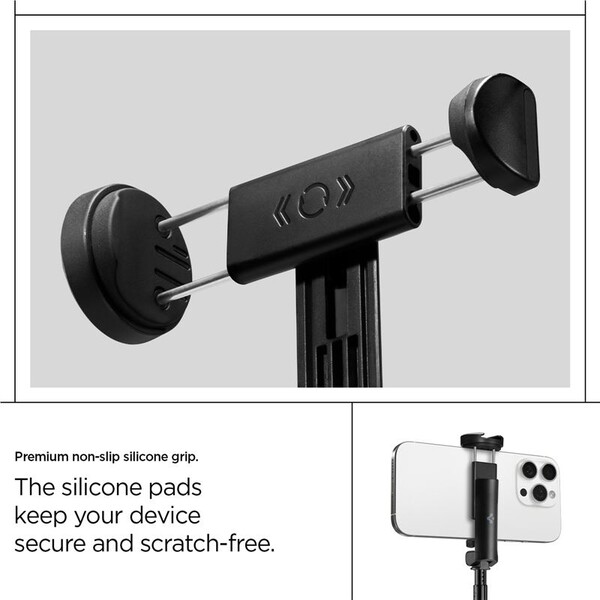 Spigen-Tripod-Selfie-Stick-Auto-Open-drzak-na-selfie-cerny
