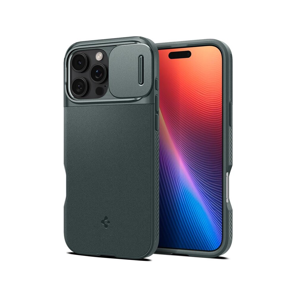 Spigen-Optik-Armor-MagSafe-kryt-iPhone-16-Pro-abyss-green