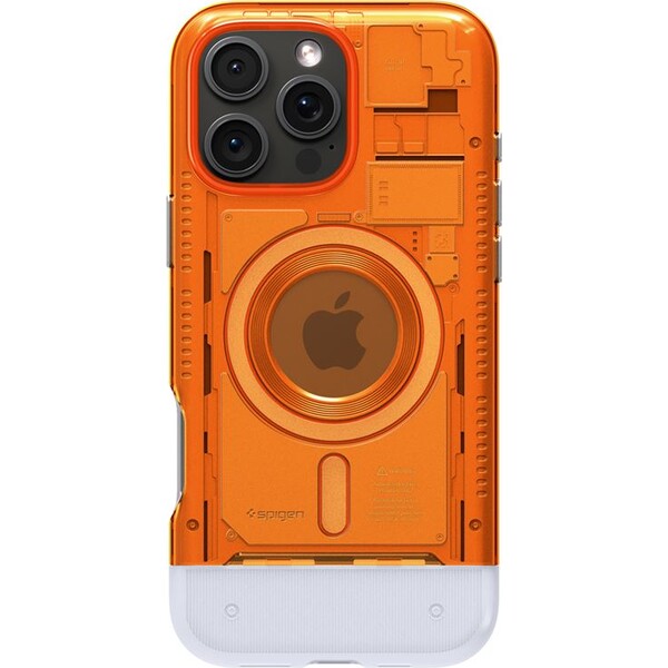 Spigen-Classic-C1-MagSafe-kryt-iPhone-16-Pro-tangerine