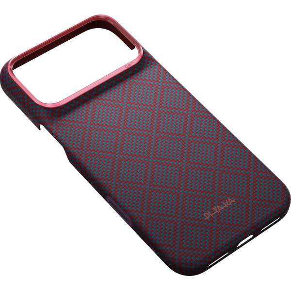 Pitaka-Edge-Case-Argyle-MagSafe-kryt-iPhone-18-Pro-Max-Blue-s-Red