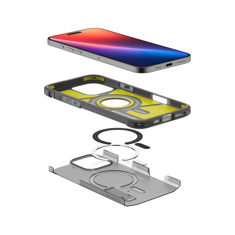 Spigen-Tough-Armor-MagSafe-kryt-iPhone-16-Pro-Max-frost-black