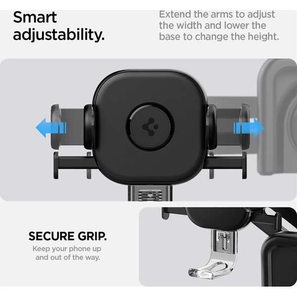 Spigen-Tesla-TapLock-Universal-Car-Mount-Holder-drzak-na-obrazovku-cerny