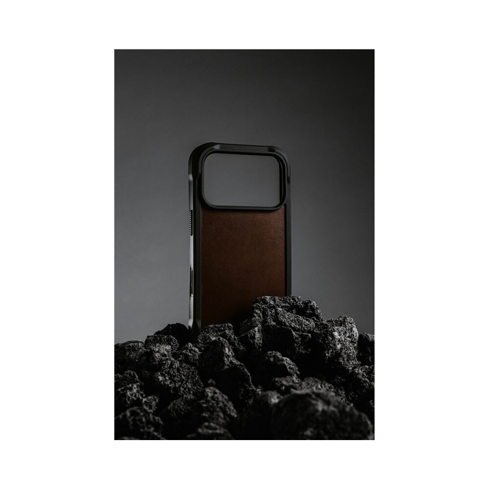 Nomad-Rugged-Leather-Case-Horween-MagSafe-kozeny-kryt-iPhone-17-Pro-Max-Rustic-Brown