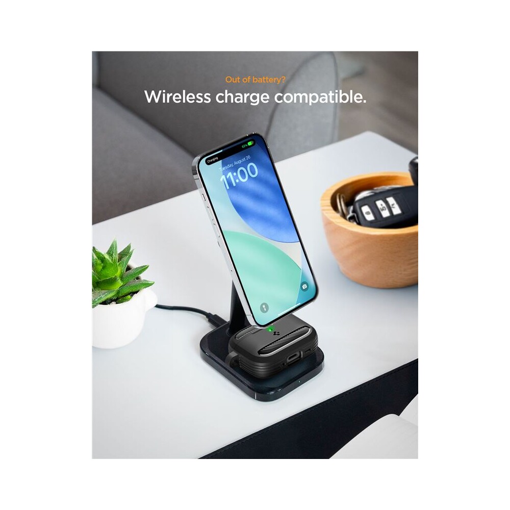 Spigen-Rugged-Armor-pouzdro-AirPods-Pro-3-matte-black