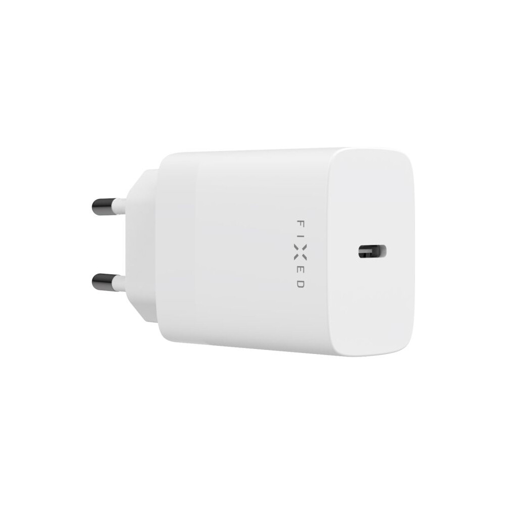 FIXED-USB-C-PD-sitova-nabijecka-30W-bila