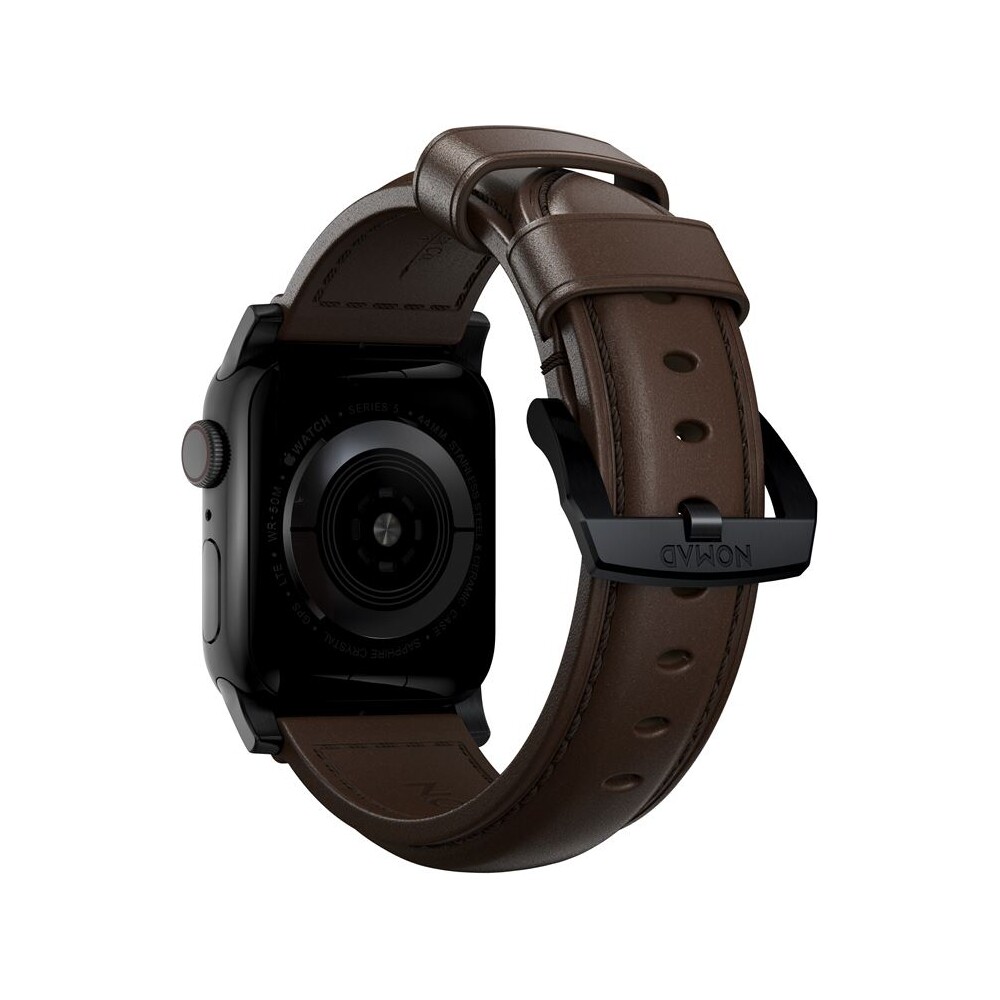 Nomad-Traditional-kozeny-reminek-Apple-Watch-Ultra-49mm-8-7-45mm-6-SE-5-4-hnedy-cerne-prezky