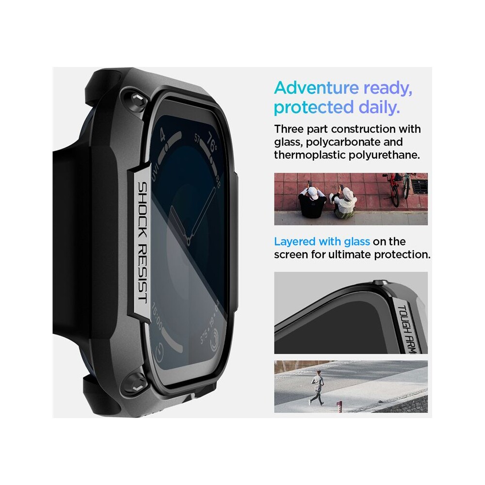 Spigen-Tough-Armor-pouzdro-Apple-Watch-10-11-46mm-cerne