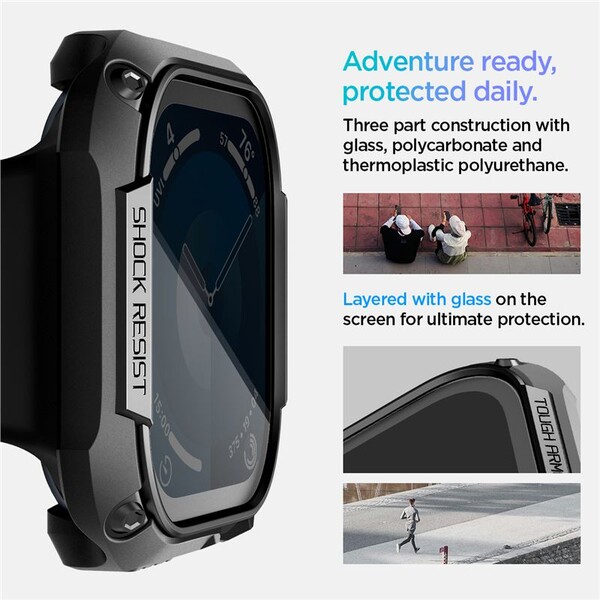 Spigen-Tough-Armor-pouzdro-Apple-Watch-10-11-46mm-cerne