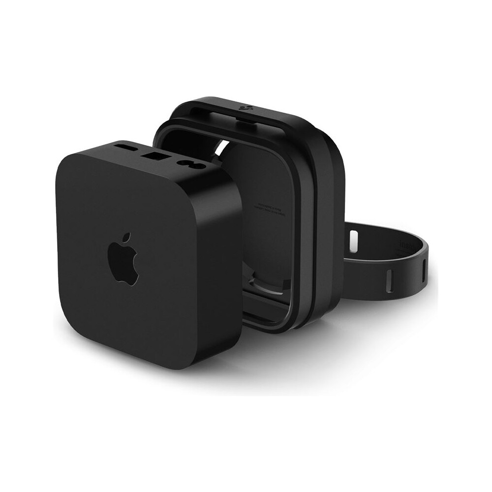 Spigen-Silicone-Fit-Mount-silikonovy-drzak-pro-Apple-TV-4K-3th-Gen-2022-cerny