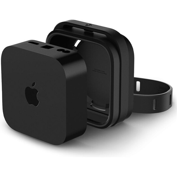 Spigen-Silicone-Fit-Mount-silikonovy-drzak-pro-Apple-TV-4K-3th-Gen-2022-cerny