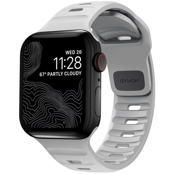Nomad-Sport-Strap-S-M-reminek-pro-Apple-Watch-42-41-40-38-mm-Lunar-Gray