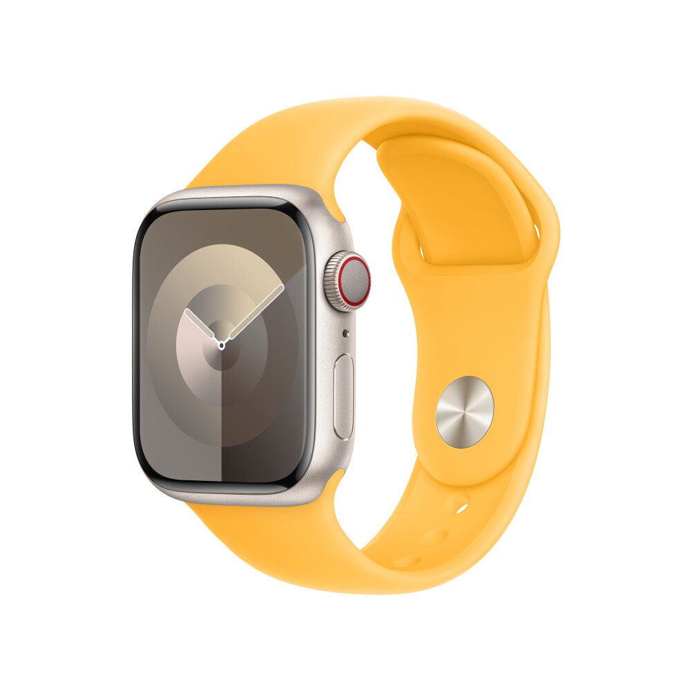 Apple-Watch-sportovni-reminek-41mm-paprskove-zluty-S-M