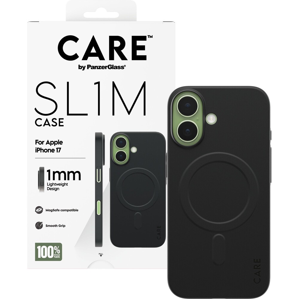 PanzerGlass-CARE-SL1M-1mm-MagSafe-kryt-Apple-iPhone-17-cerny