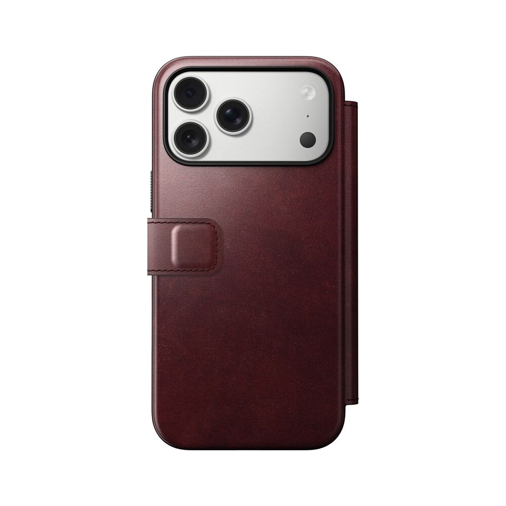 Nomad-Modern-Leather-Folio-Horween-MagSafe-kozene-pouzdro-iPhone-17-Pro-Max-Burgundy