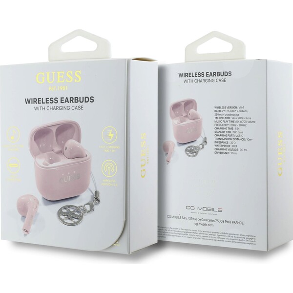 Guess-Classic-Logo-Charm-TWS-bezdratova-sluchatka-ruzova