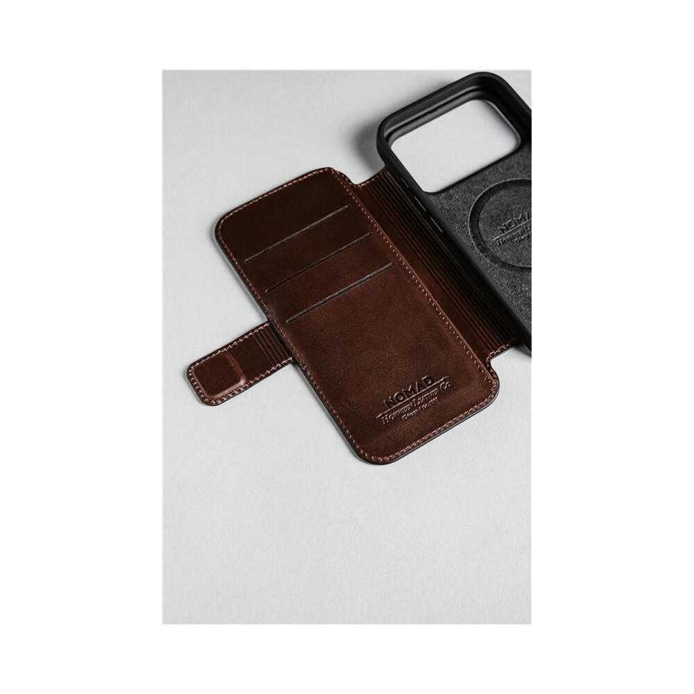 Nomad-Modern-Leather-Folio-Horween-MagSafe-kozene-pouzdro-iPhone-17-Pro-Max-Rustic-Brown