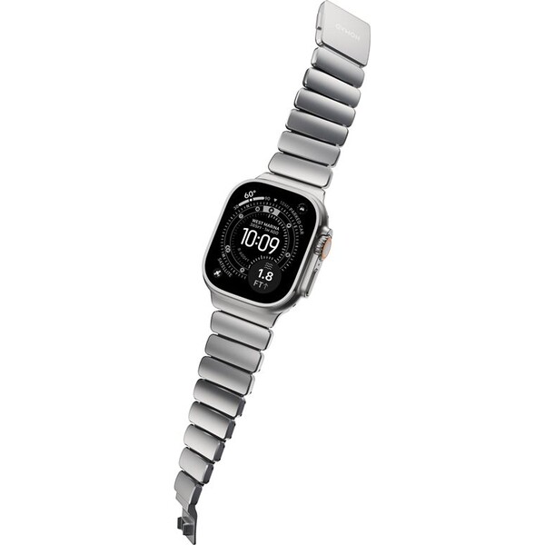 Nomad-Stratos-Band-FKM-reminek-Apple-Watch-45-46-49mm-Natural-Titanium-Black