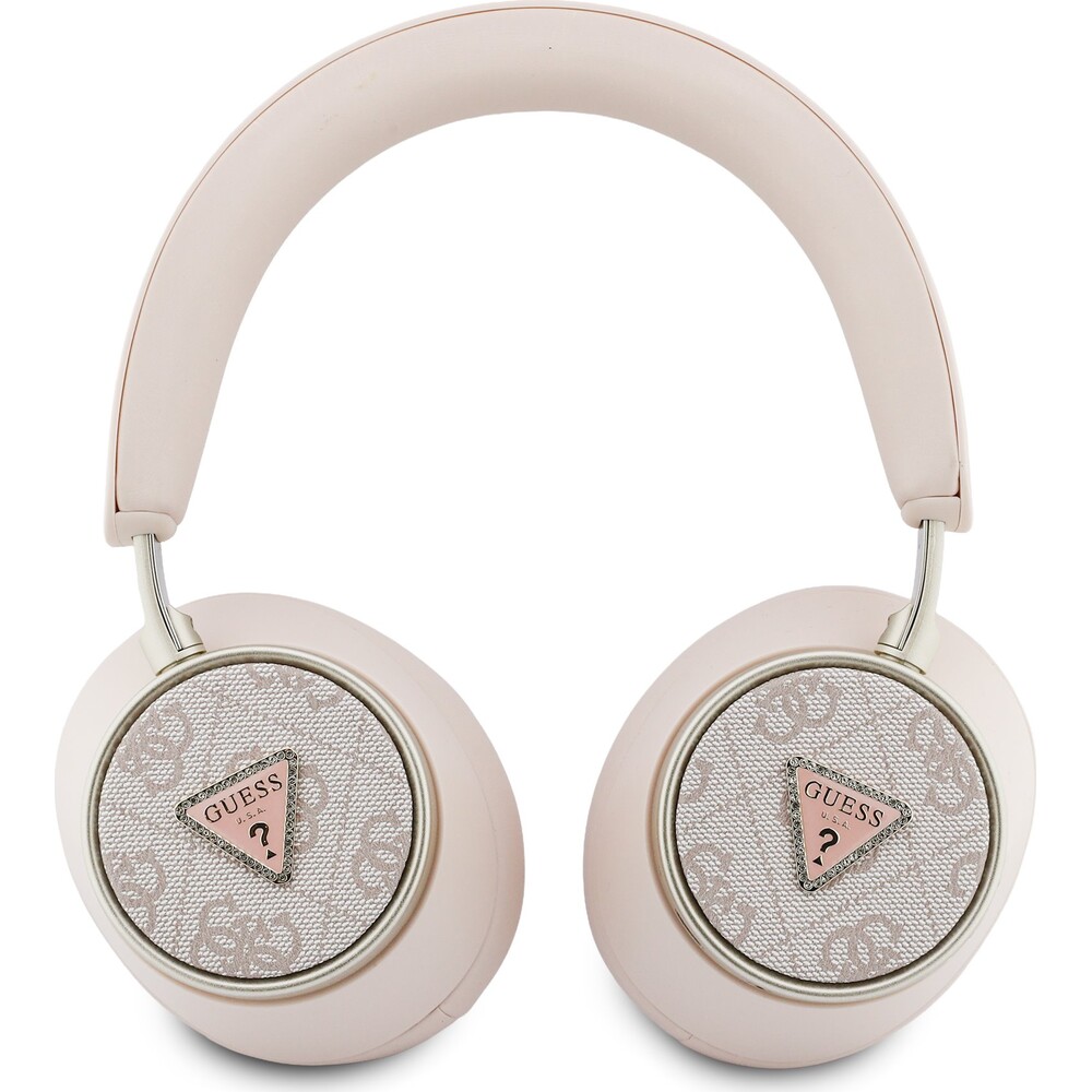 Guess-PU-4G-Triangle-Logo-ENC-bezdratova-sluchatka-ruzova