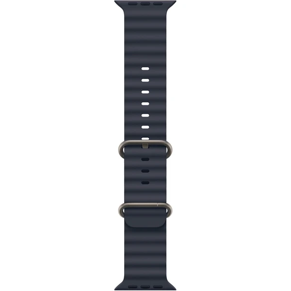 Apple Watch 49/46/45/44mm námořnicky modrý oceánský řemínek s přírodním titanem - Řemínky - Obrázek 04S7000K01