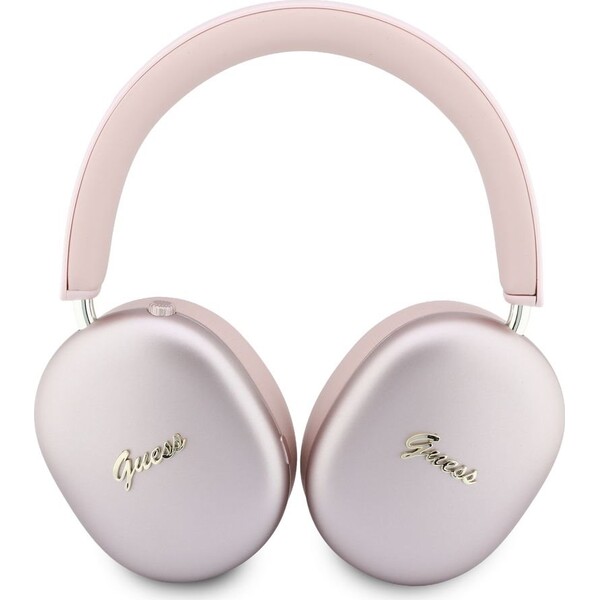 Guess-Metallic-Script-Logo-ENC-bezdratova-sluchatka-ruzova