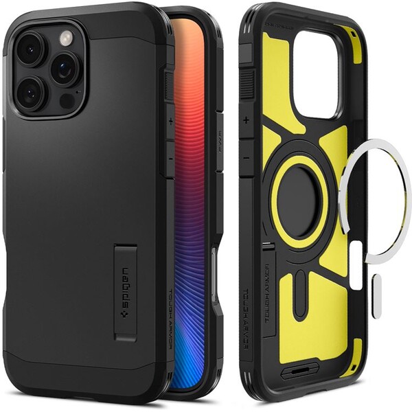 Spigen-Tough-Armor-MagSafe-kryt-iPhone-16-Pro-Max-black