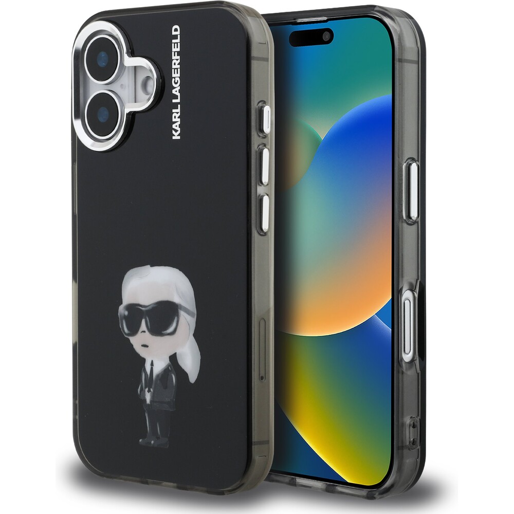 Karl-Lagerfeld-IML-Aquarelle-Karl-kryt-iPhone-16-cerny