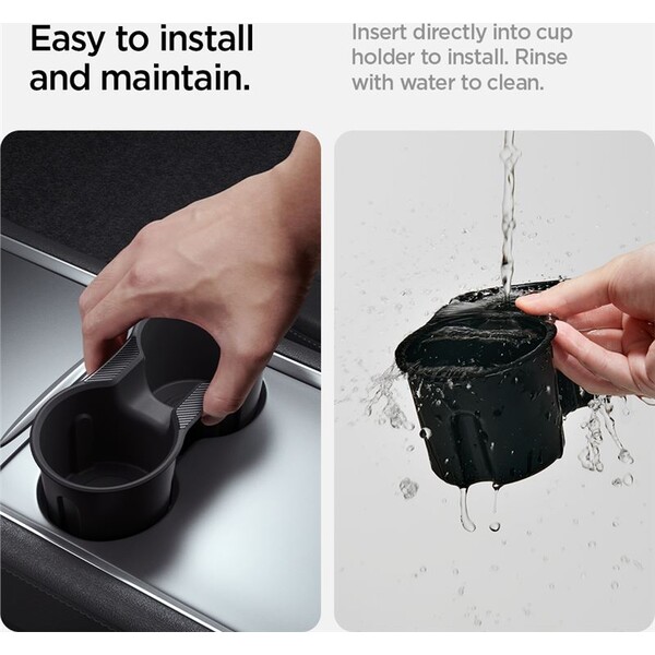 Spigen-Center-Console-Cup-Holder-Insert-Relaxed-Grip-vlozky-do-drzaku-napoju-Tesla-Model-Y-3
