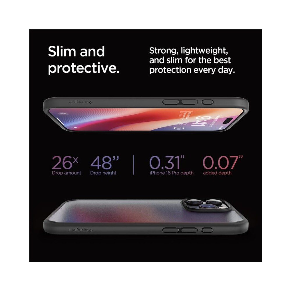 Spigen-Ultra-Hybrid-kryt-iPhone-16-Pro-frost-black