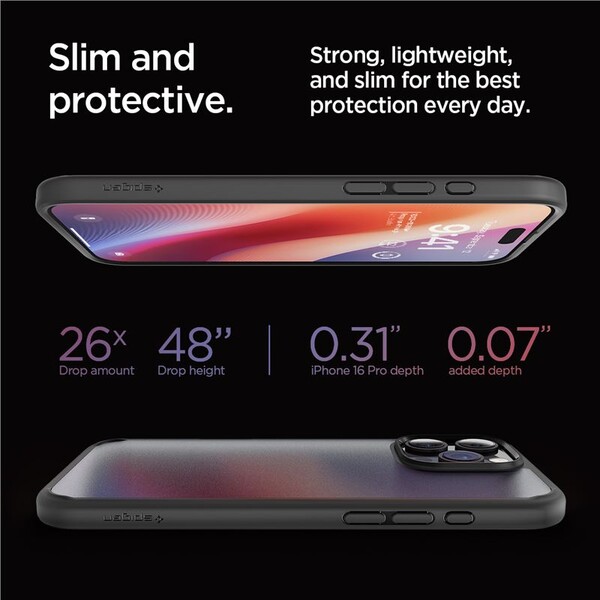 Spigen-Ultra-Hybrid-kryt-iPhone-16-Pro-frost-black