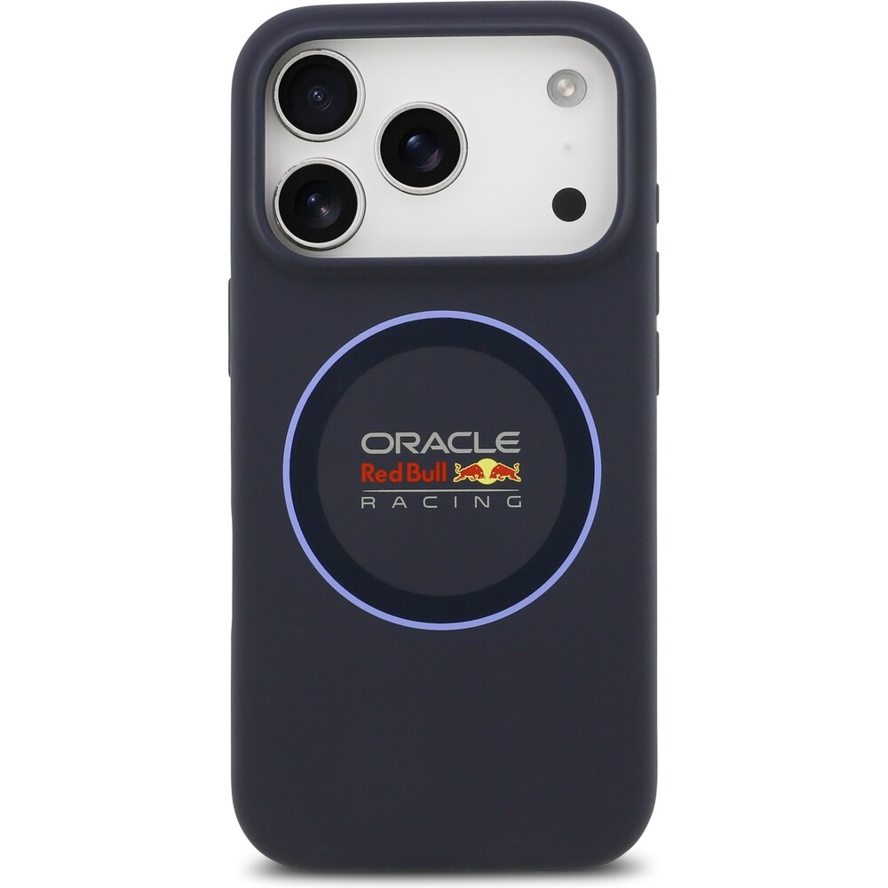 Oracle-Red-Bull-Racing-Silicone-Blue-Ring-MagSafe-kryt-iPhone-17-Pro-modry