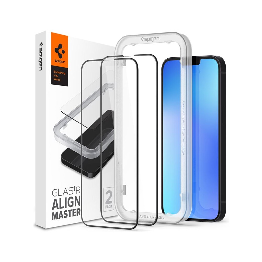 Spigen-tR-Align-Master-tvrzene-sklo-2ks-iPhone-14-Plus-13-Pro-Max-cerne