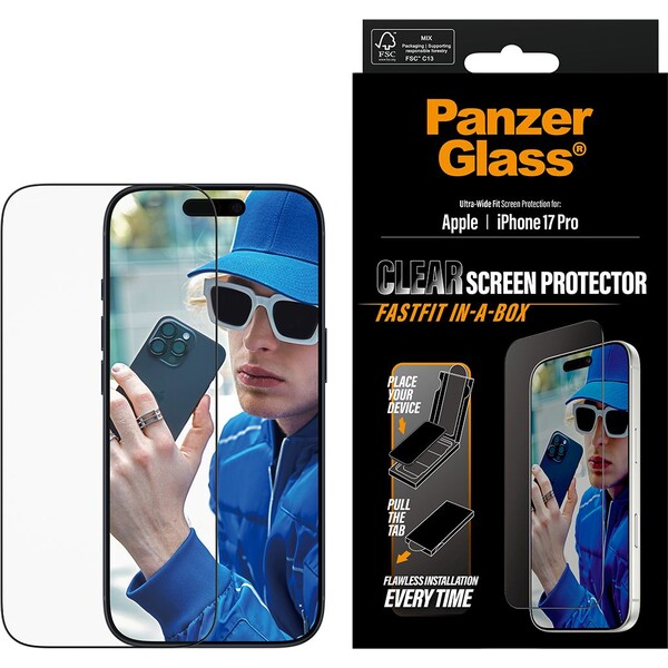 PanzerGlass-Ultra-Wide-Fit-sklo-Apple-iPhone-17-Pro-s-bezprasnym-aplikacnim-boxem