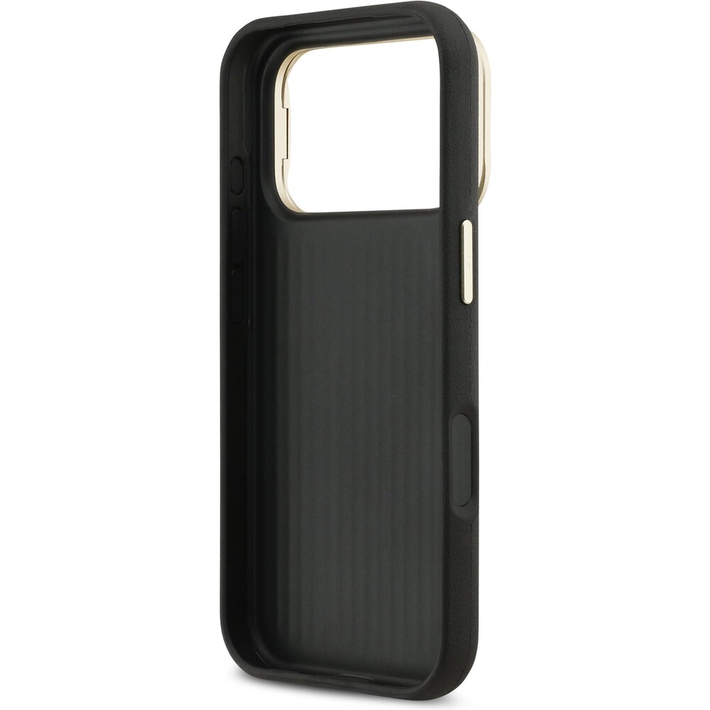Guess-PU-Grained-4G-Logo-Stand-Camera-Frame-kryt-iPhone-17-Pro-cerny