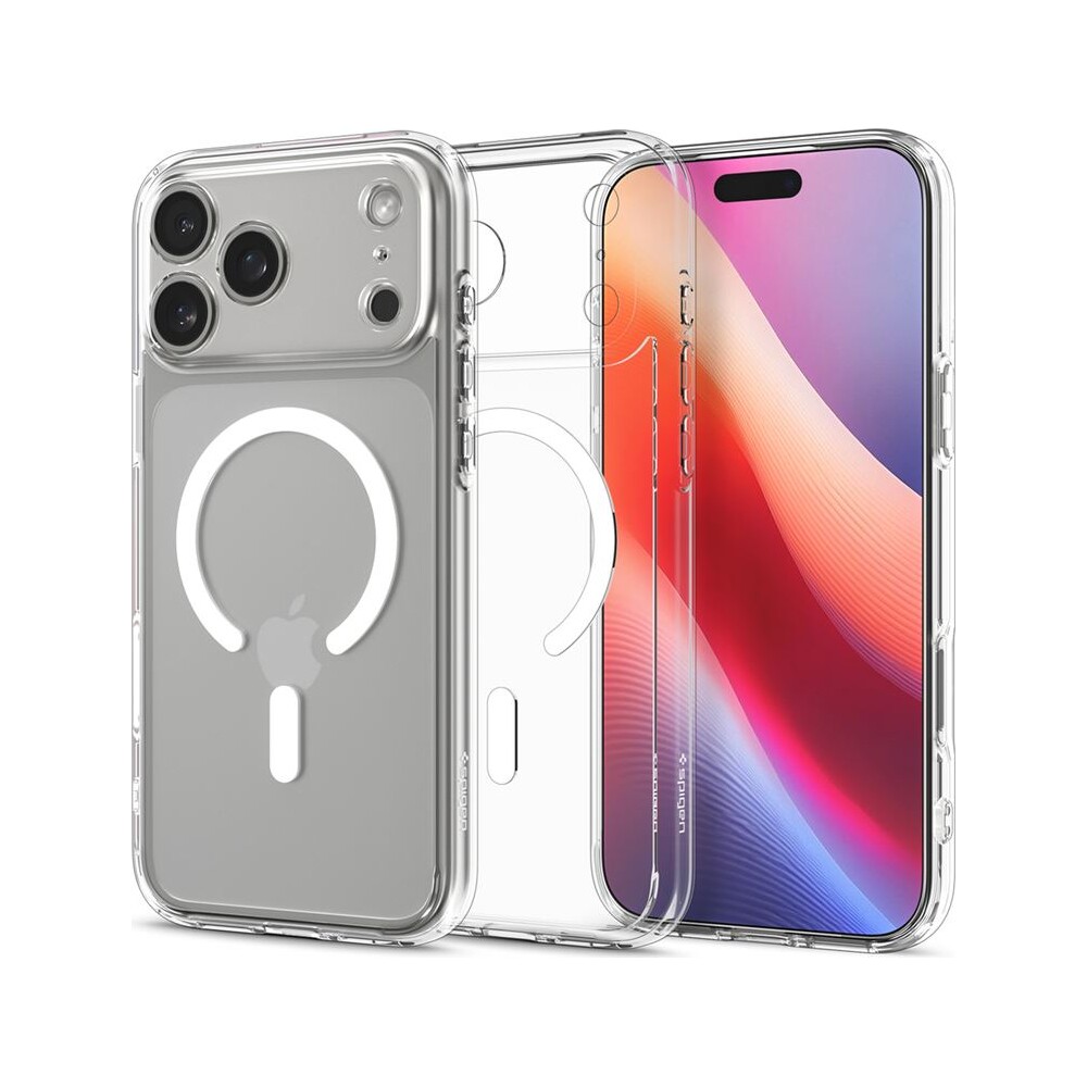 Spigen-Ultra-Hybrid-MagSafe-kryt-iPhone-17-Pro-clear-white