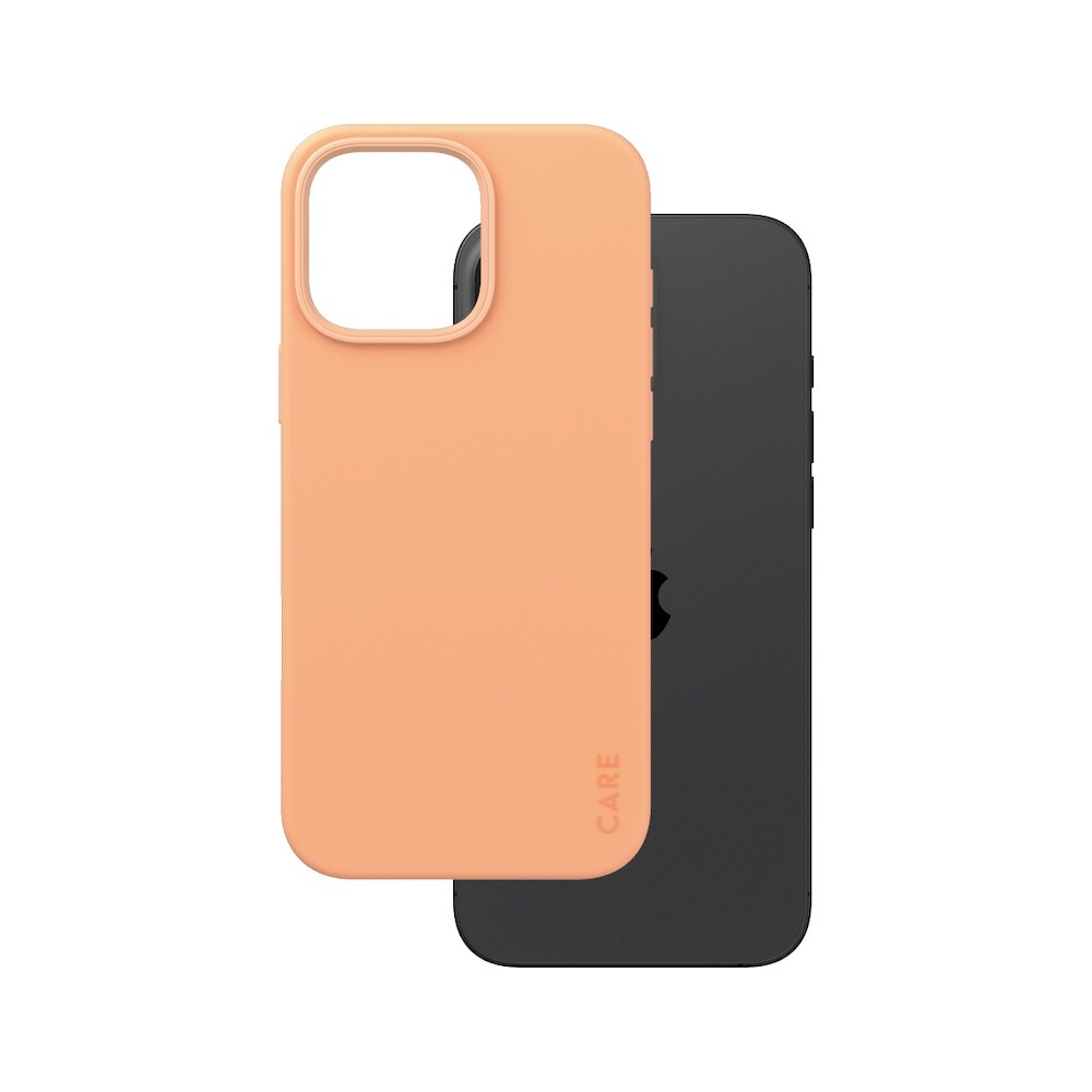 PanzerGlass-CARE-kryt-Apple-iPhone-16-Pro-Max-MagSafe-Fearlessly-broskvovy