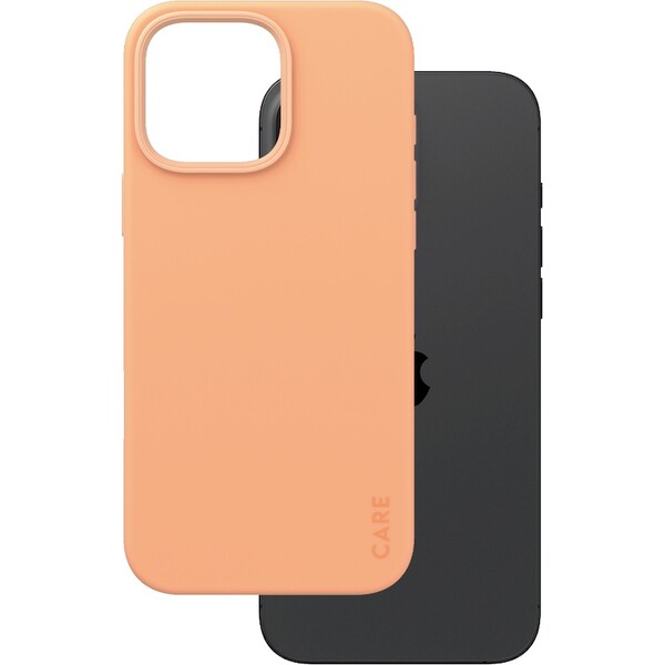 PanzerGlass-CARE-kryt-Apple-iPhone-16-Pro-Max-MagSafe-Fearlessly-broskvovy