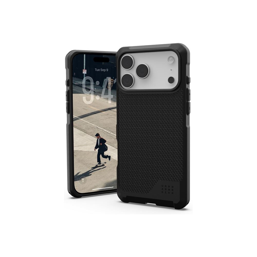 UAG-Metropolis-LT-Magsafe-Kevlar-kryt-iPhone-17-Pro-Max-cerny