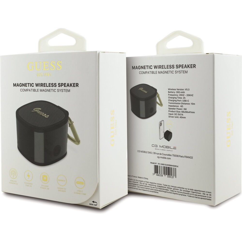 Guess-MagSafe-Bluetooth-reproduktor-cerny
